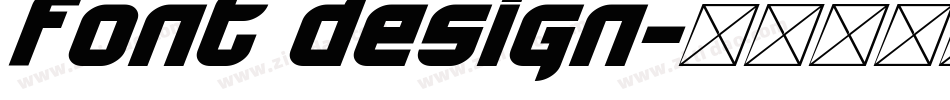 FONT DESIGN字体转换